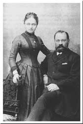 Paul Deussen mit Frau Marie